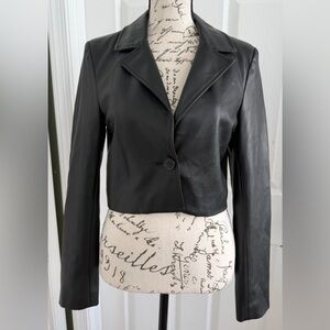 Urban Outfitters Black Cropped Blazer